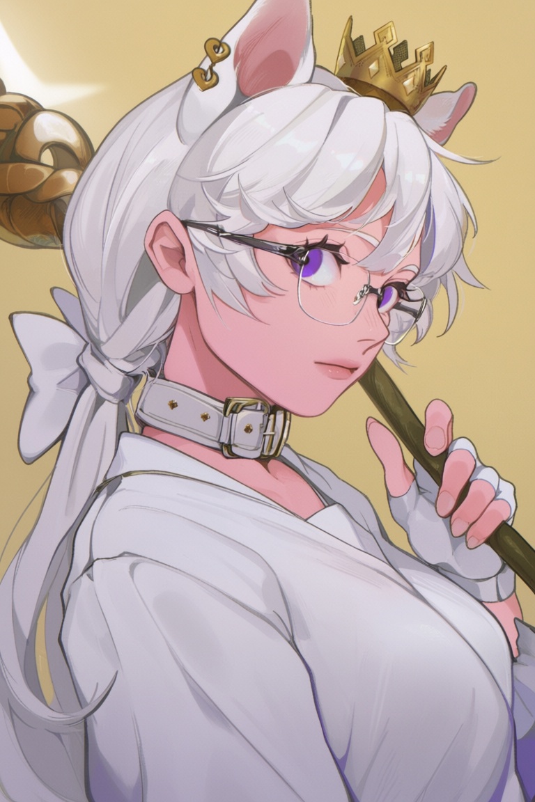 @EL3CTR4 1girl,  animal collar,  animal ears on Tensor.Art