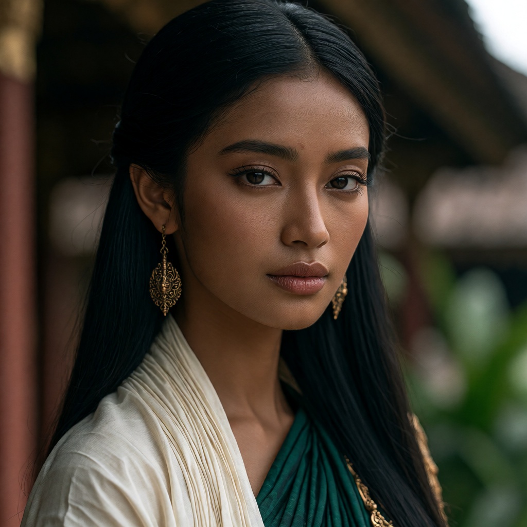 14th century Javanese Hindu Buddhist eastern Java kingdom. oum4saga,  MAYA,  young Javanese noblewoman of the Majapahit er...