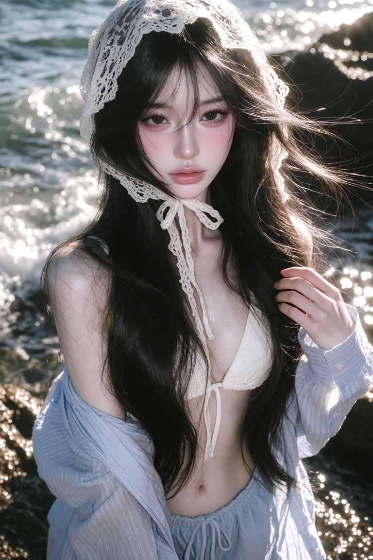 1girl,  solo,  godess face on Tensor.Art