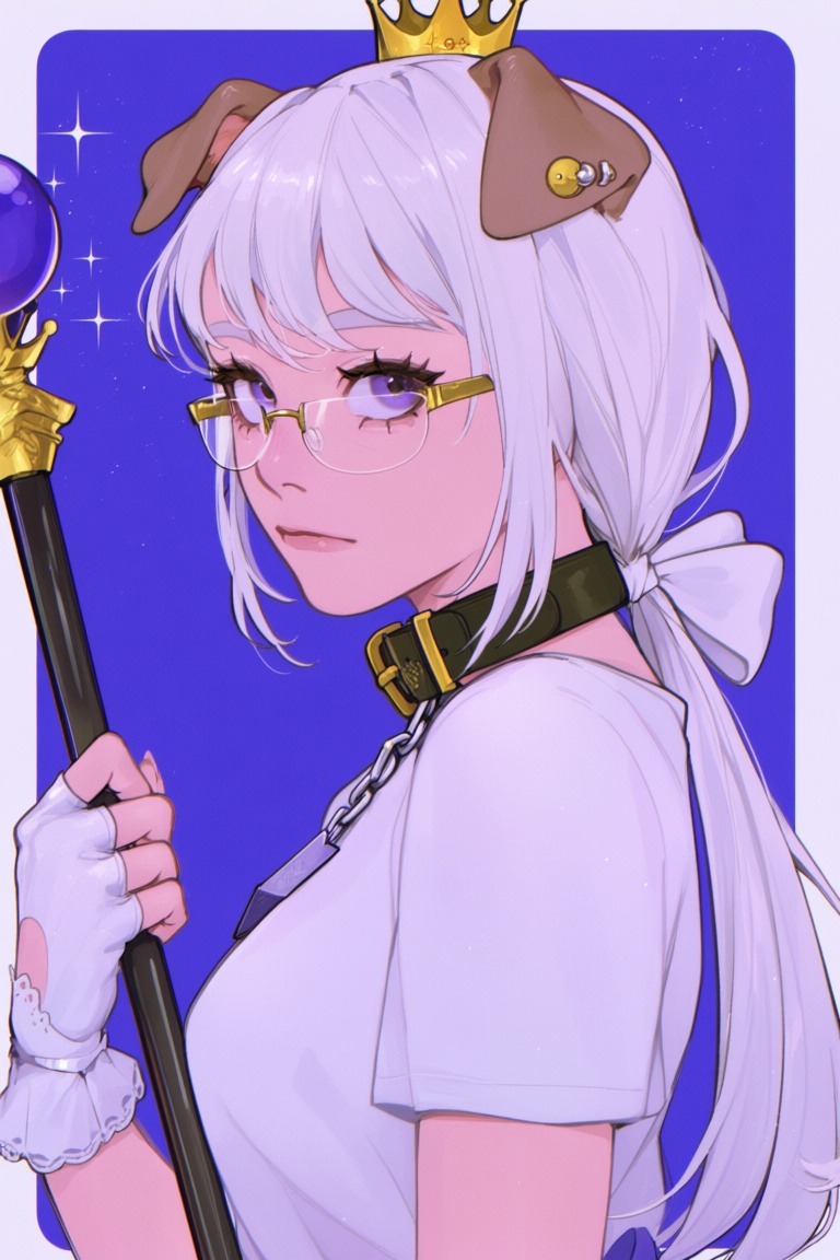 @EL3CTR4 1girl,  animal collar,  animal ears on Tensor.Art