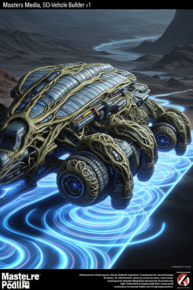 (Masters Media,  SO-Vehicle Builder v1) A colossal vehicle of biomorphic design. Its locomotion system consist of magnetic...