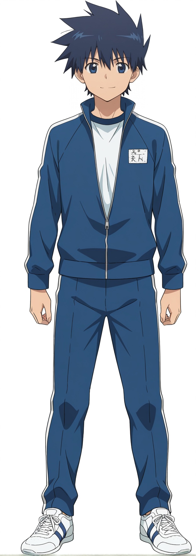 keita_suminoe,  spiked hair,  dark blue hair on Tensor.Art