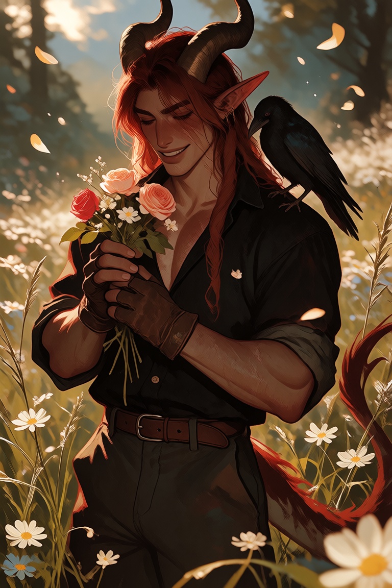 ((1*****,  solo male character,  demihuman on Tensor.Art
