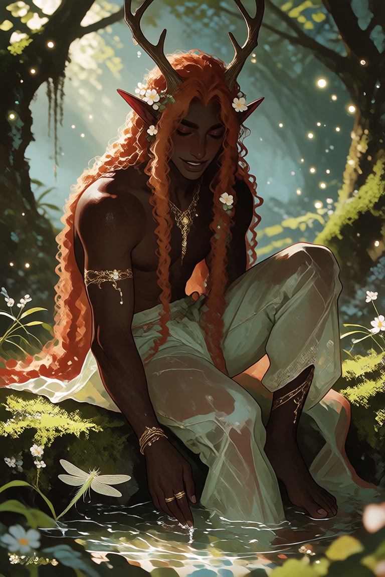 ((1*****,  solo male character,  demihuman on Tensor.Art
