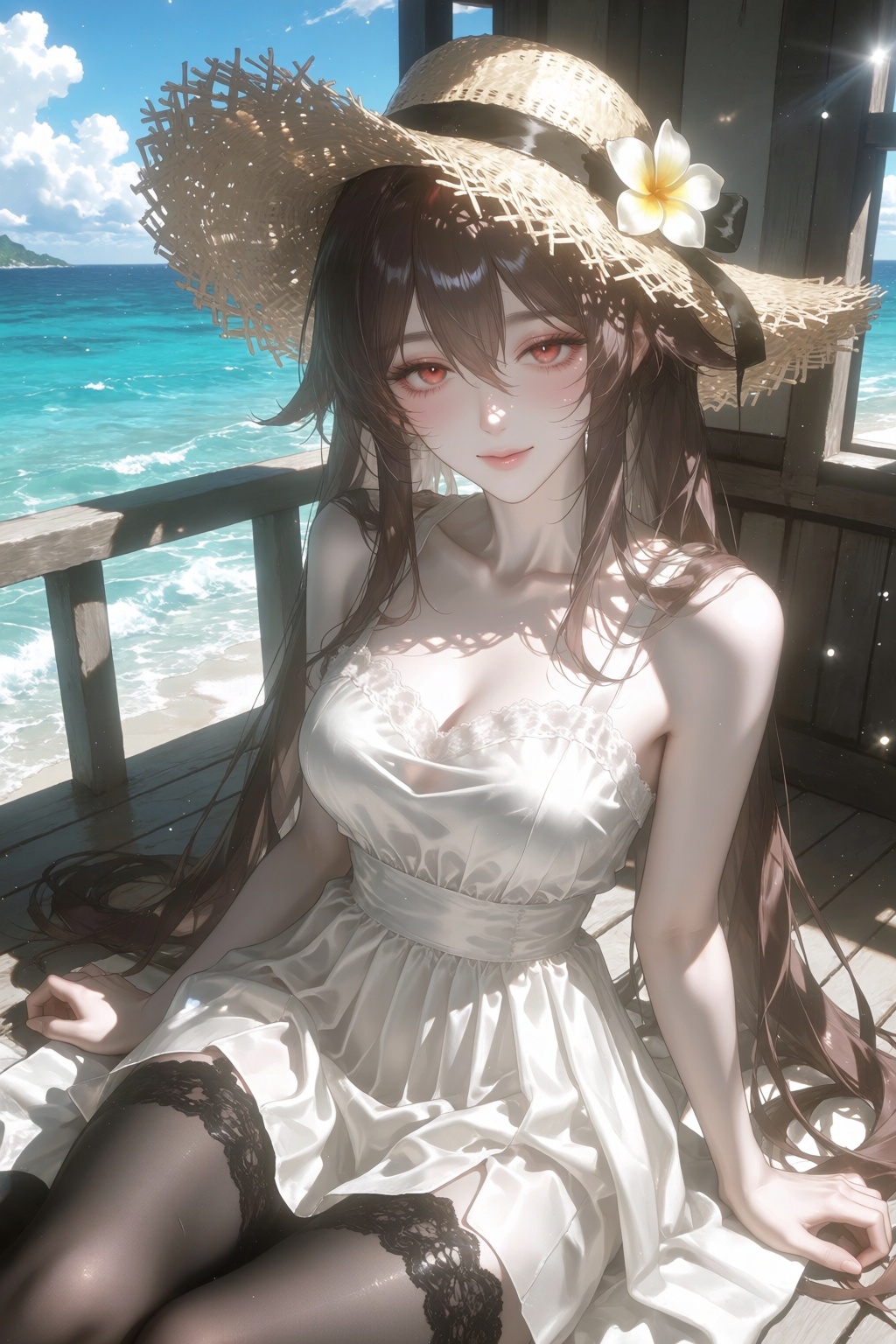 black stockings,  masterpiece,  best quality by 月大魔王|The Moonly Demon King on Tensor.Art