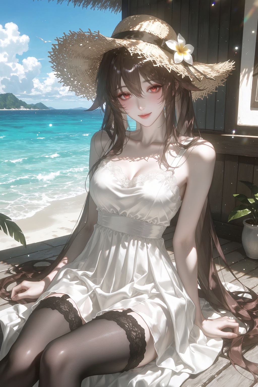 black stockings,  masterpiece,  best quality by 月大魔王|The Moonly Demon King on Tensor.Art