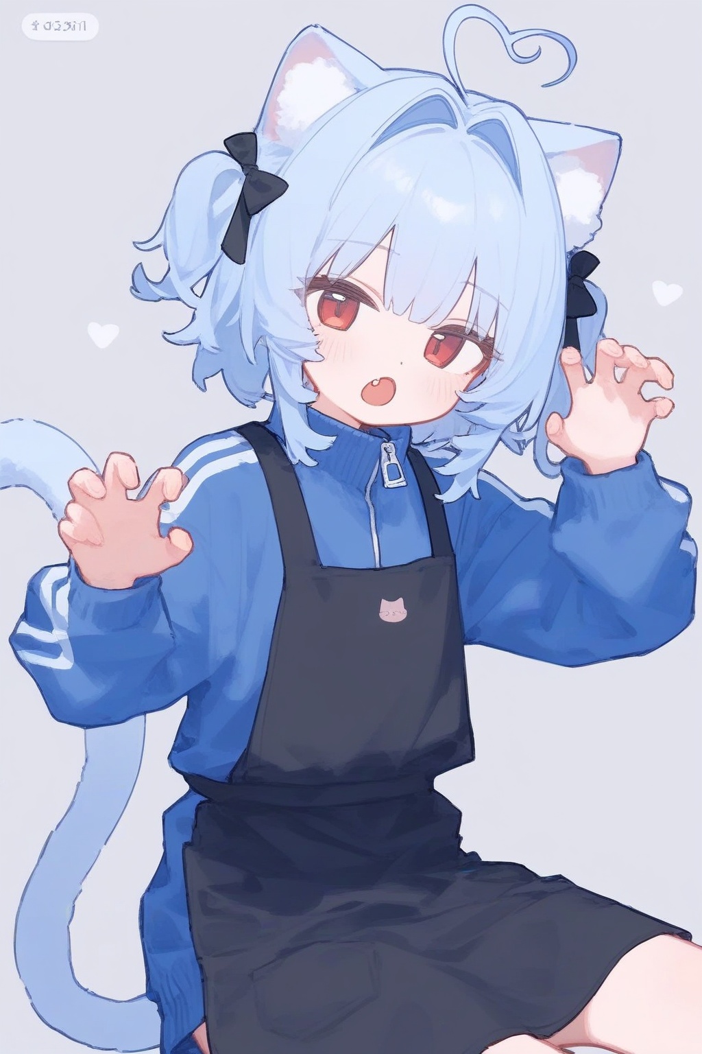 1girl,  :o,  ahoge on Tensor.Art