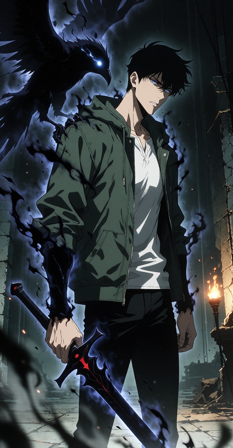 (Ultra Detailed,  Atmospheric Lighting,  from Solo Leveling anime-style on Tensor.Art