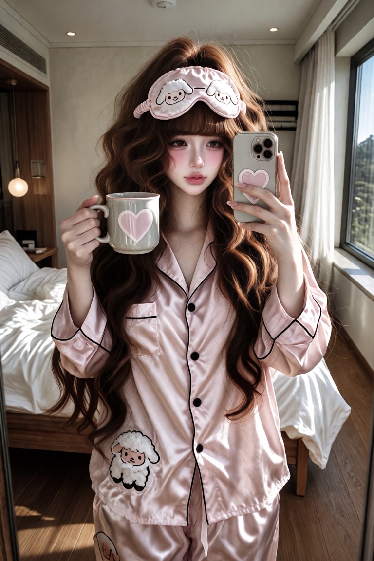 A adorable young woman,  19 - 20 years,  doe eyes on Tensor.Art