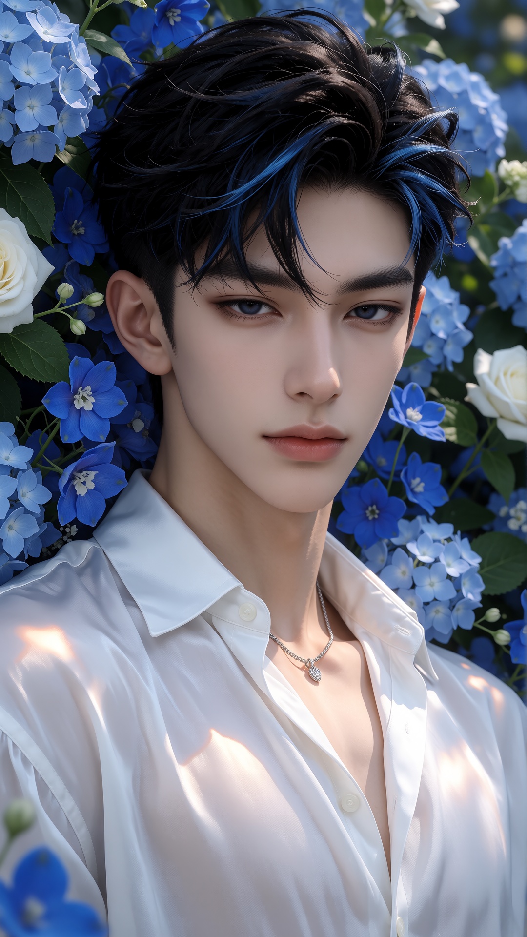 CHARACTER: 1boy,  solo,  handsome male model on Tensor.Art