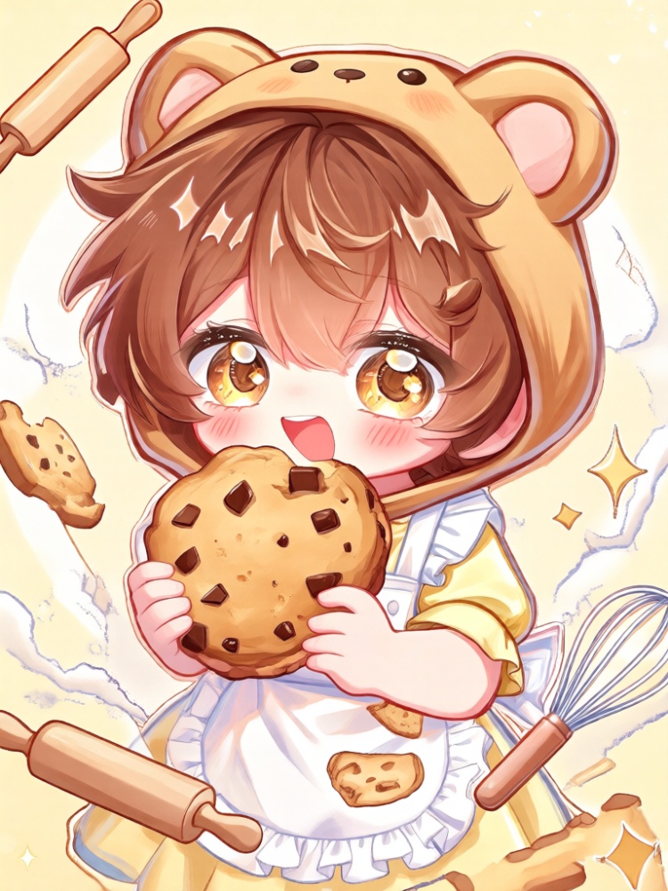 Qwen‑image 甜妹Q 版软萌Chibi 头像 by BP-miaomiao on Tensor.Art