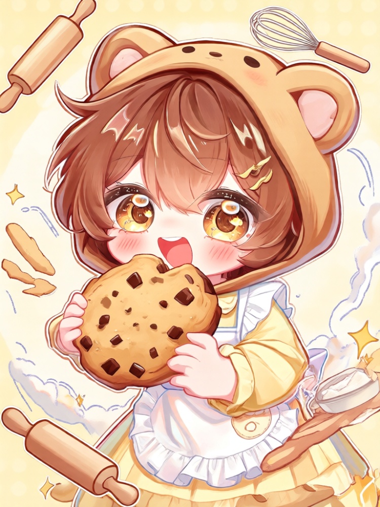 Qwen‑image 甜妹Q 版软萌Chibi 头像 by BP-miaomiao on Tensor.Art
