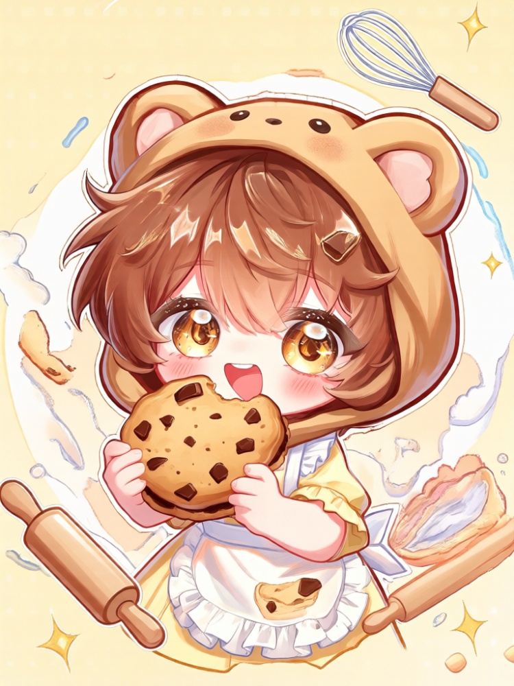 Qwen‑image 甜妹Q 版软萌Chibi 头像 by BP-miaomiao on Tensor.Art