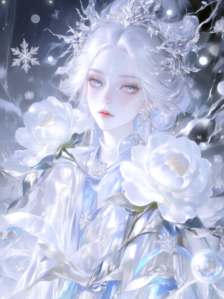 Qwen‑image 流光碎钻国风仙侠美人 by BP-miaomiao on Tensor.Art