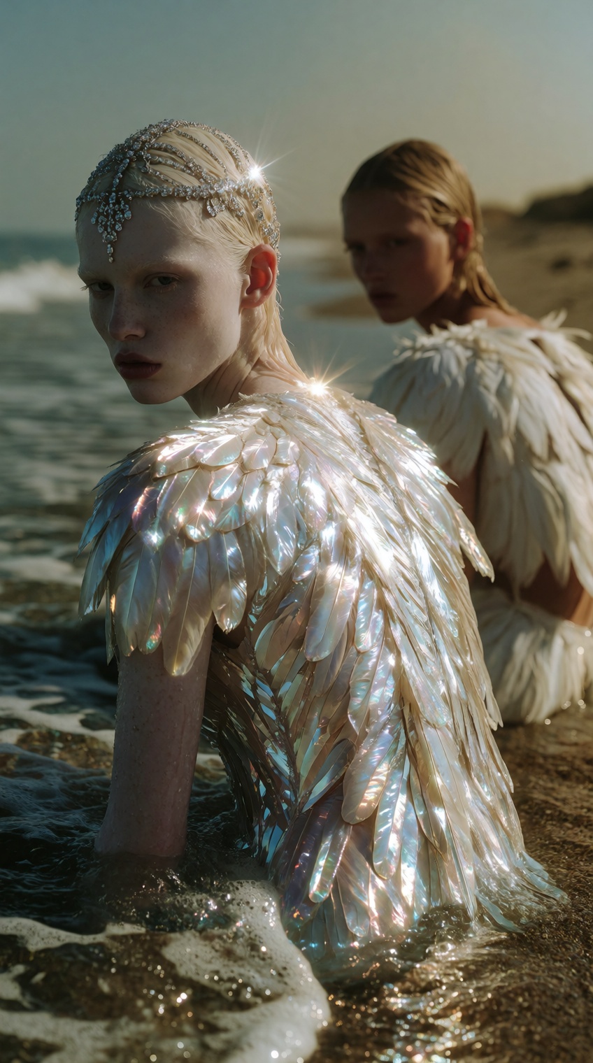 striking figure,  pale skin,  platinum blonde on Tensor.Art