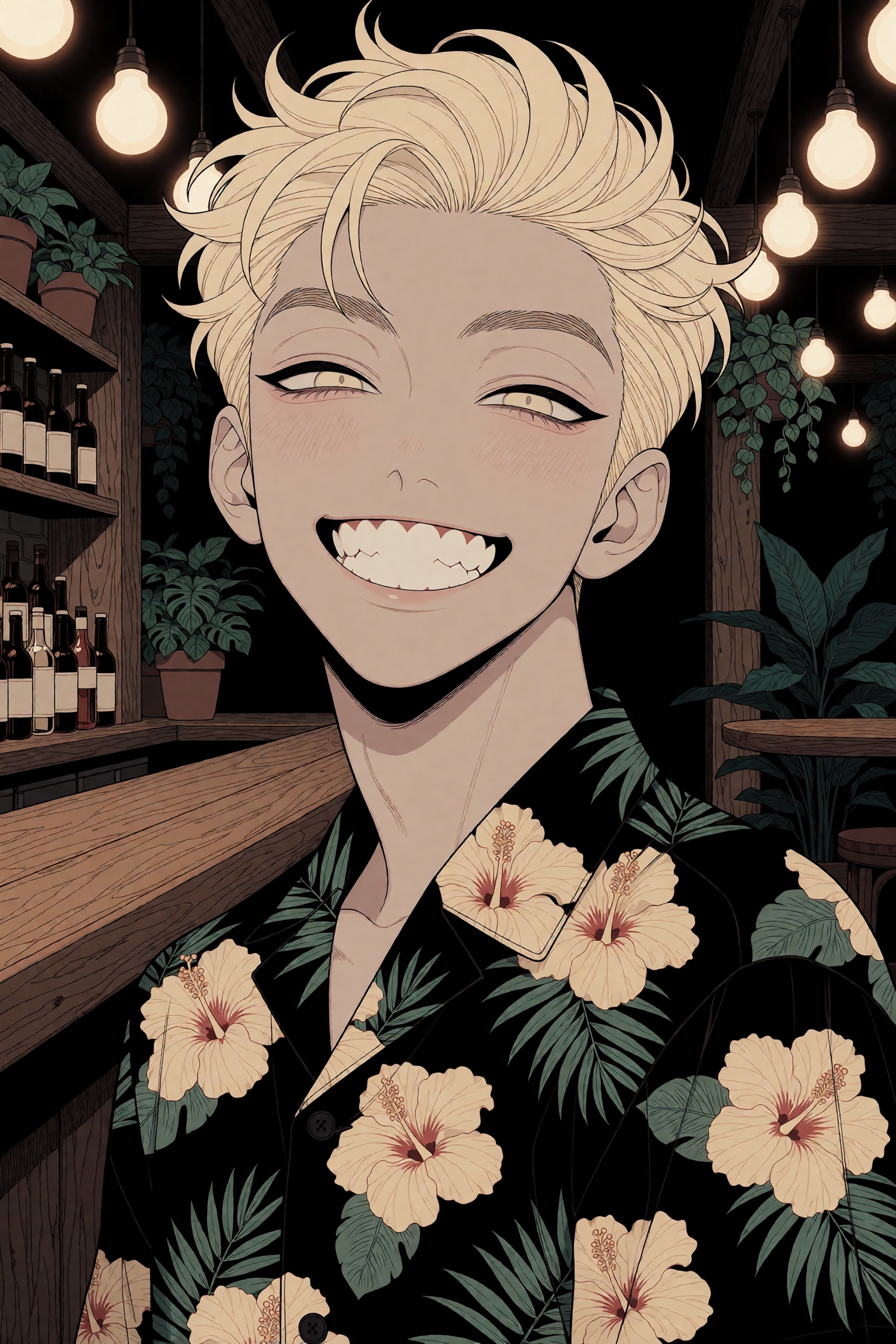 highres,  absurdres,  @3L1G05MK In this stylized anime-inspired illustration on Tensor.Art