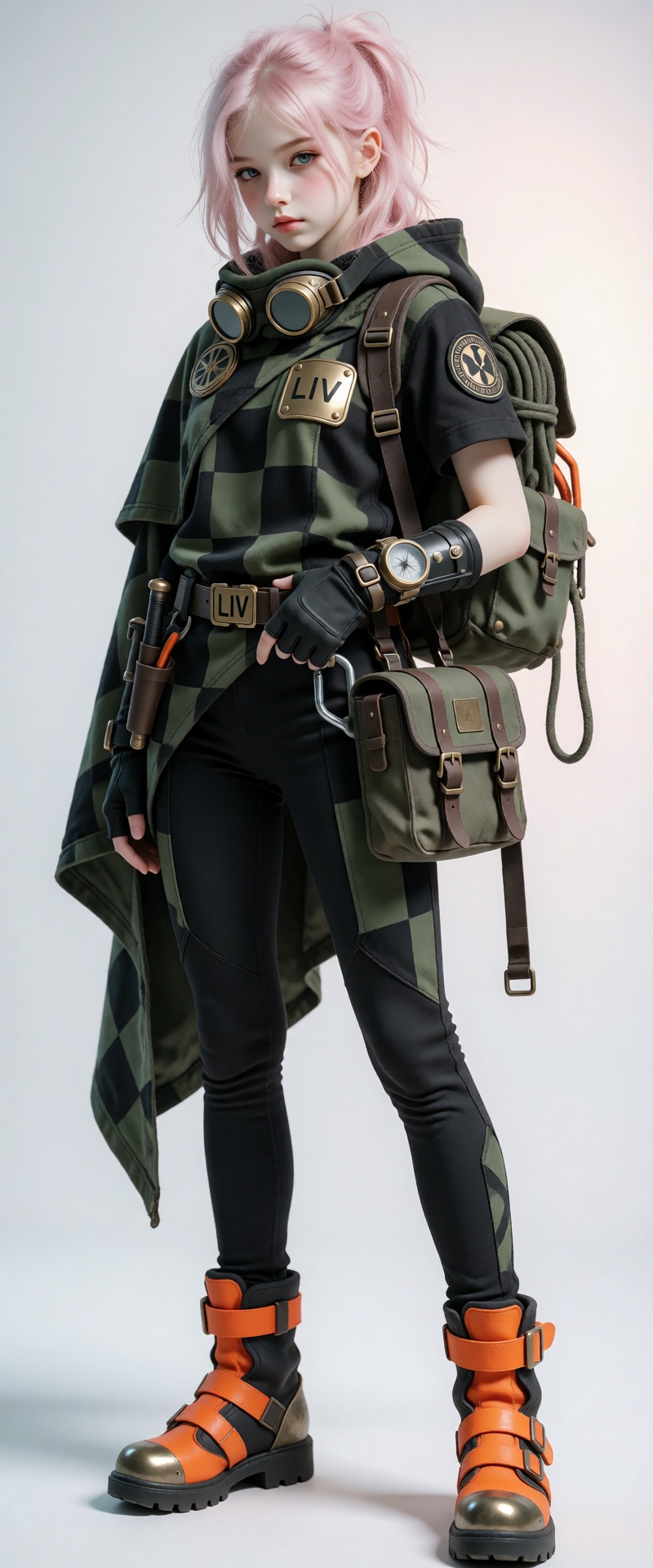 functional fashion,  industrial chic,  minimal but refined on Tensor.Art