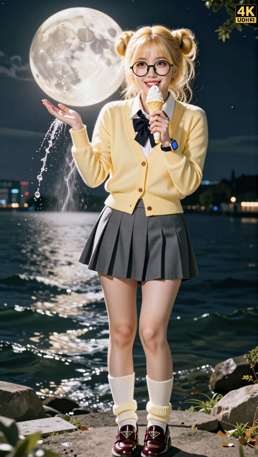 Korean Woman Image Real Photo: 2.0,  Height 185cm,  Hourglass figure with round and voluptuous I-cup breasts on Tensor.Art