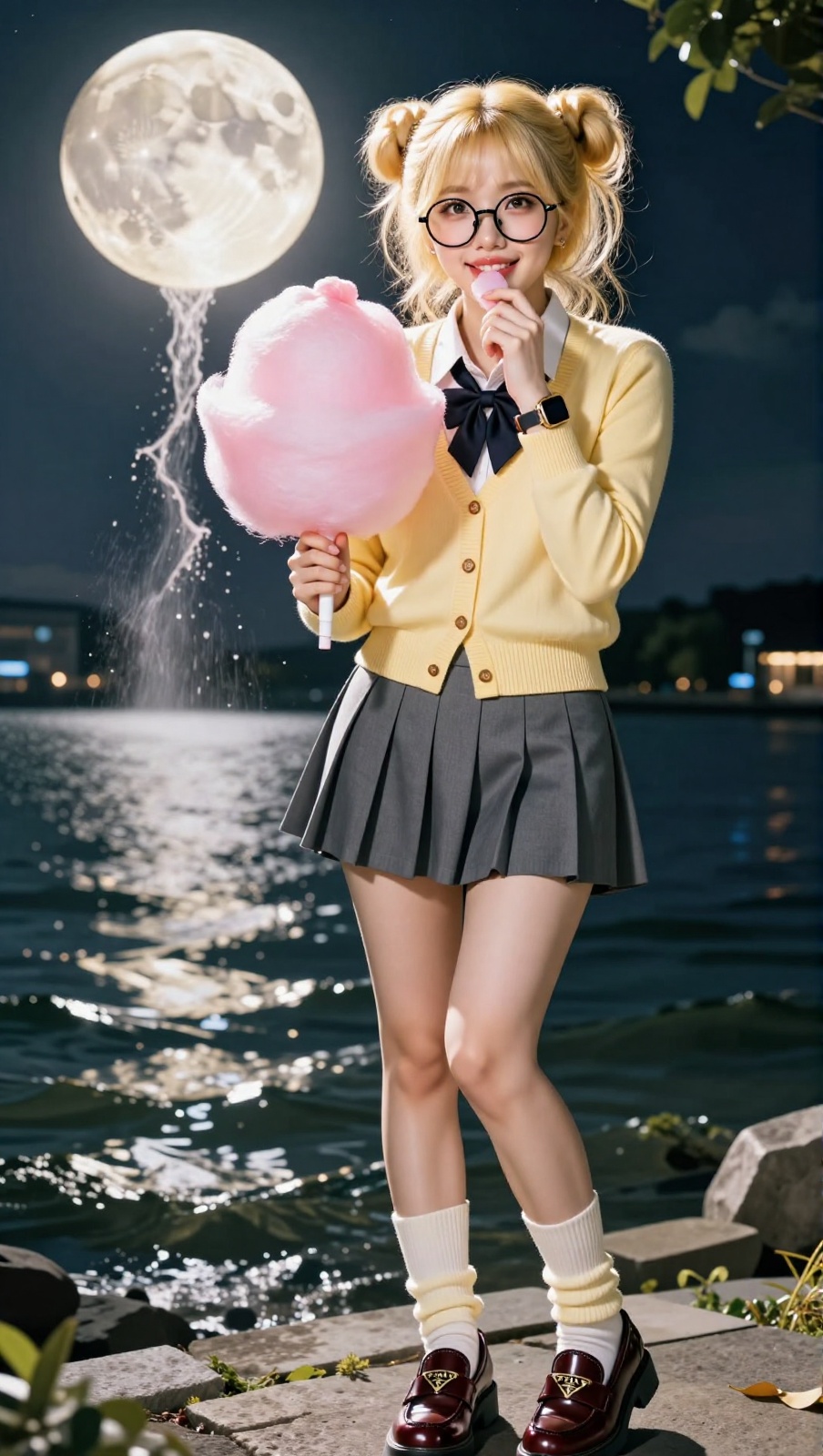 Korean Woman Image Real Photo: 2.0,  Height 185cm,  Hourglass figure with round and voluptuous I-cup breasts on Tensor.Art