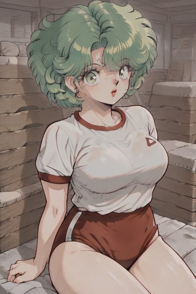 SHIMERU FUBATA、FUBATA-chan,  beautiful eyes,  green web-like hair on Tensor.Art