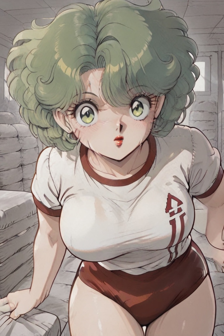 SHIMERU FUBATA、FUBATA-chan,  beautiful eyes,  green web-like hair on Tensor.Art
