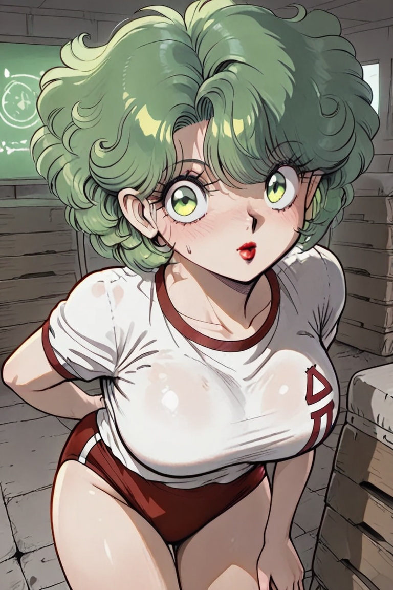 SHIMERU FUBATA、FUBATA-chan,  beautiful eyes,  green web-like hair on Tensor.Art
