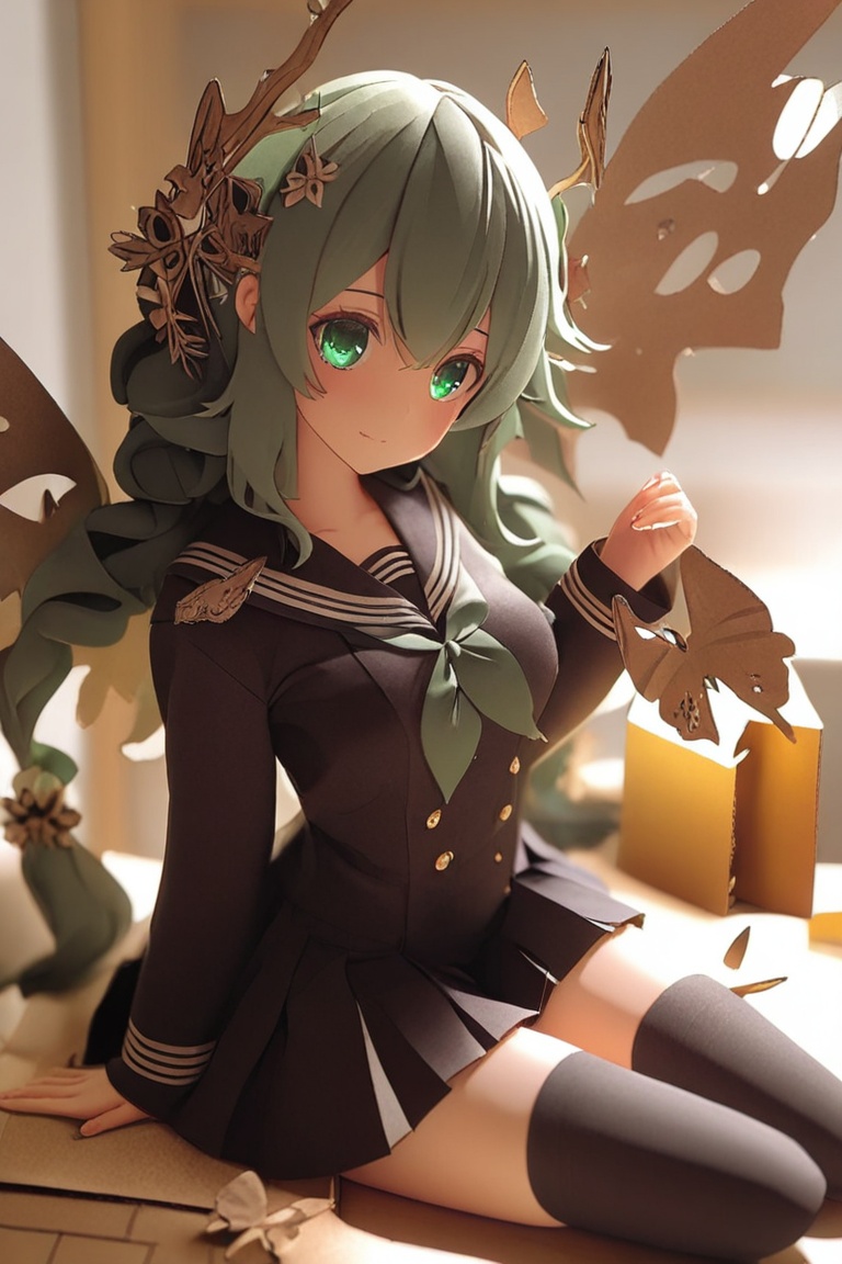 Cardboard art,  paper crafts on Tensor.Art