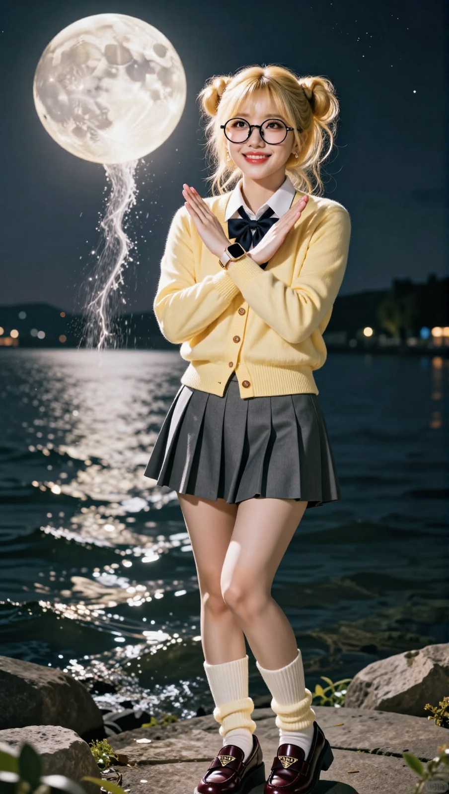 Korean Woman Image Real Photo: 2.0,  Height 185cm,  Hourglass figure with round and voluptuous I-cup breasts on Tensor.Art