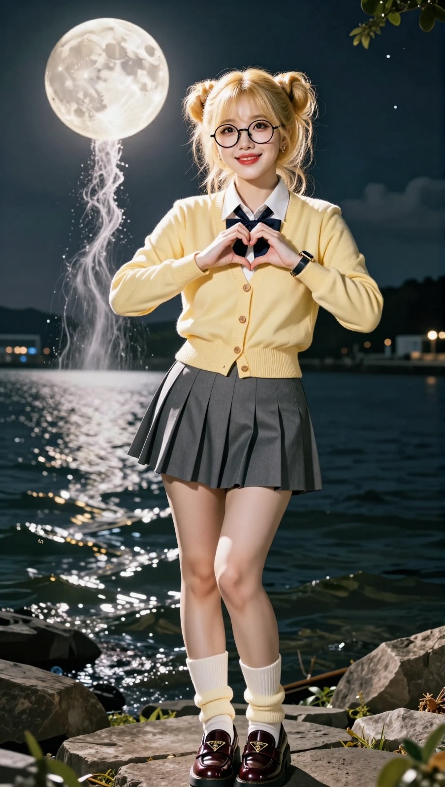 Korean Woman Image Real Photo: 2.0,  Height 185cm,  Hourglass figure with round and voluptuous I-cup breasts on Tensor.Art