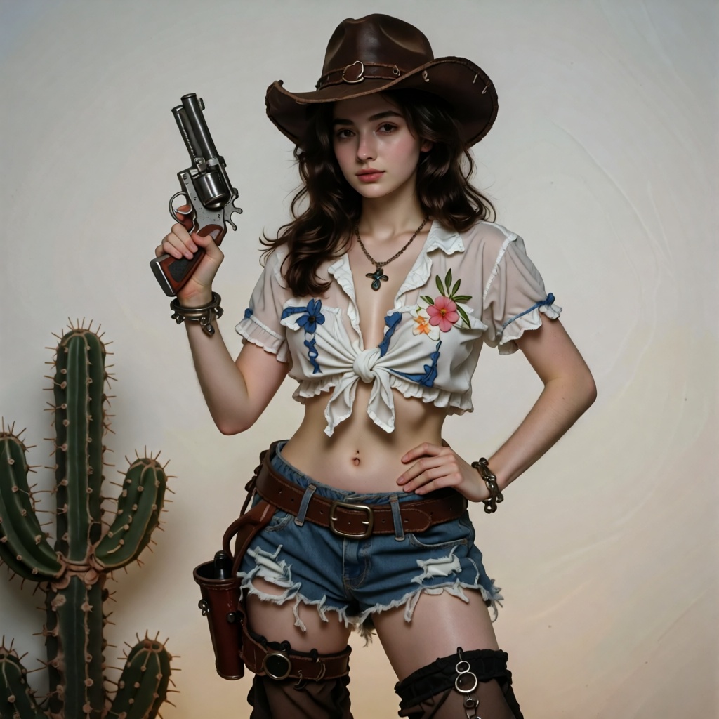 1girl,  hat,  solo on Tensor.Art