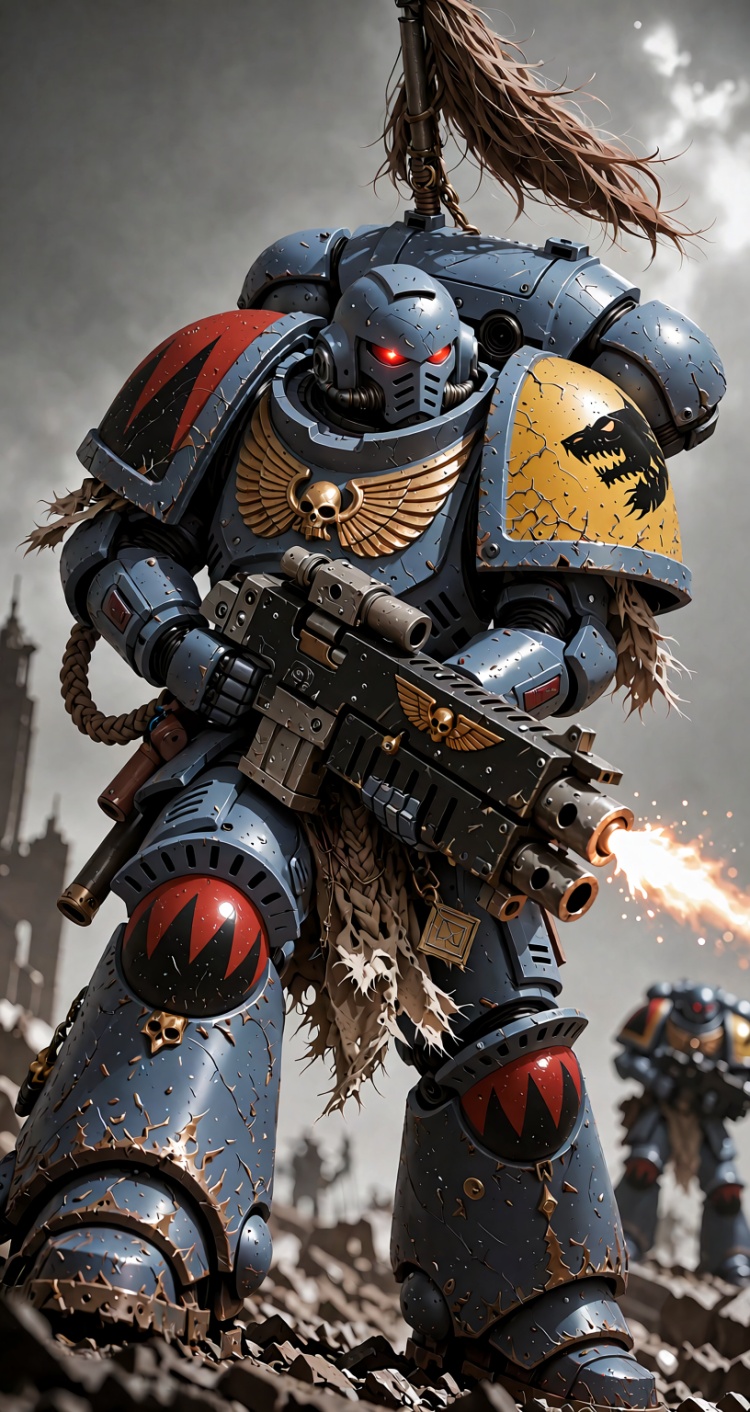 Krea2服装系列-战锤40盔甲Sp4ceW40K by getphat on Tensor.Art