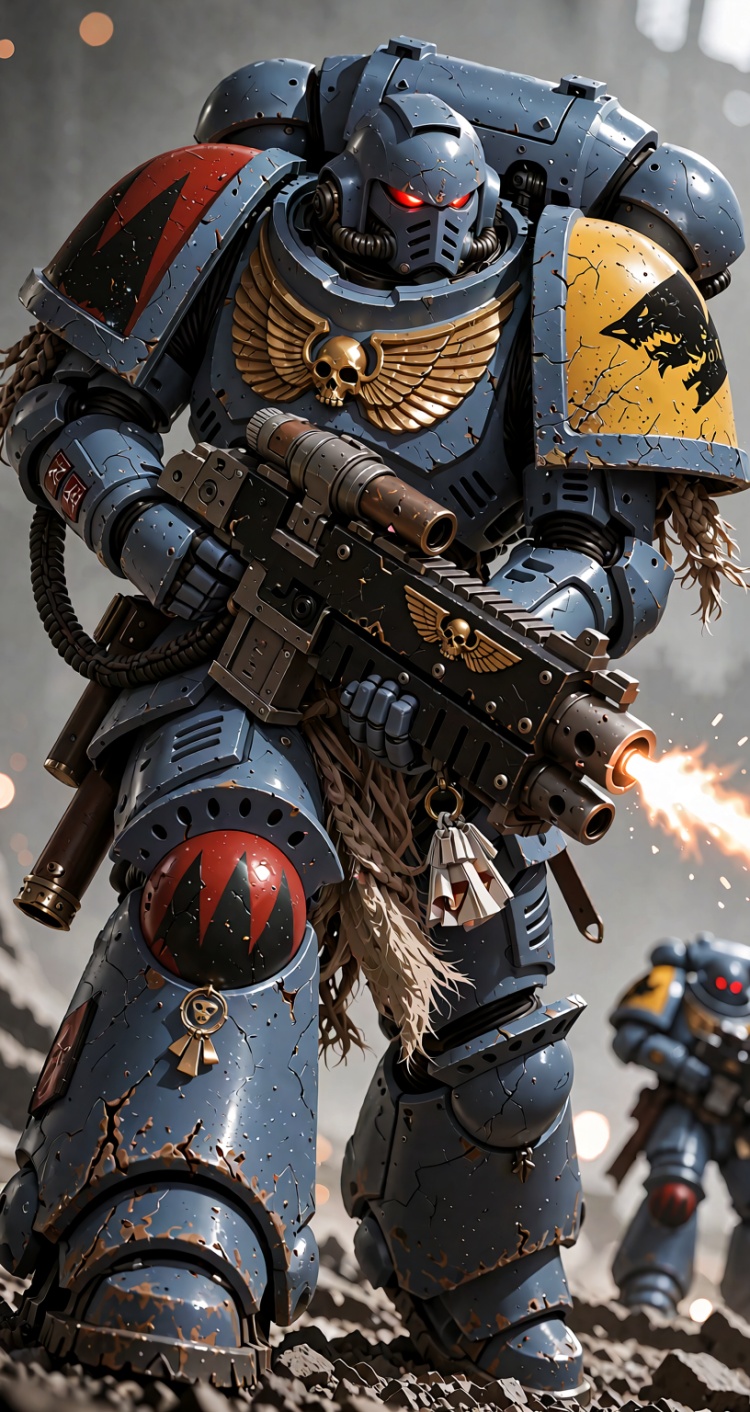 Krea2服装系列-战锤40盔甲Sp4ceW40K by getphat on Tensor.Art