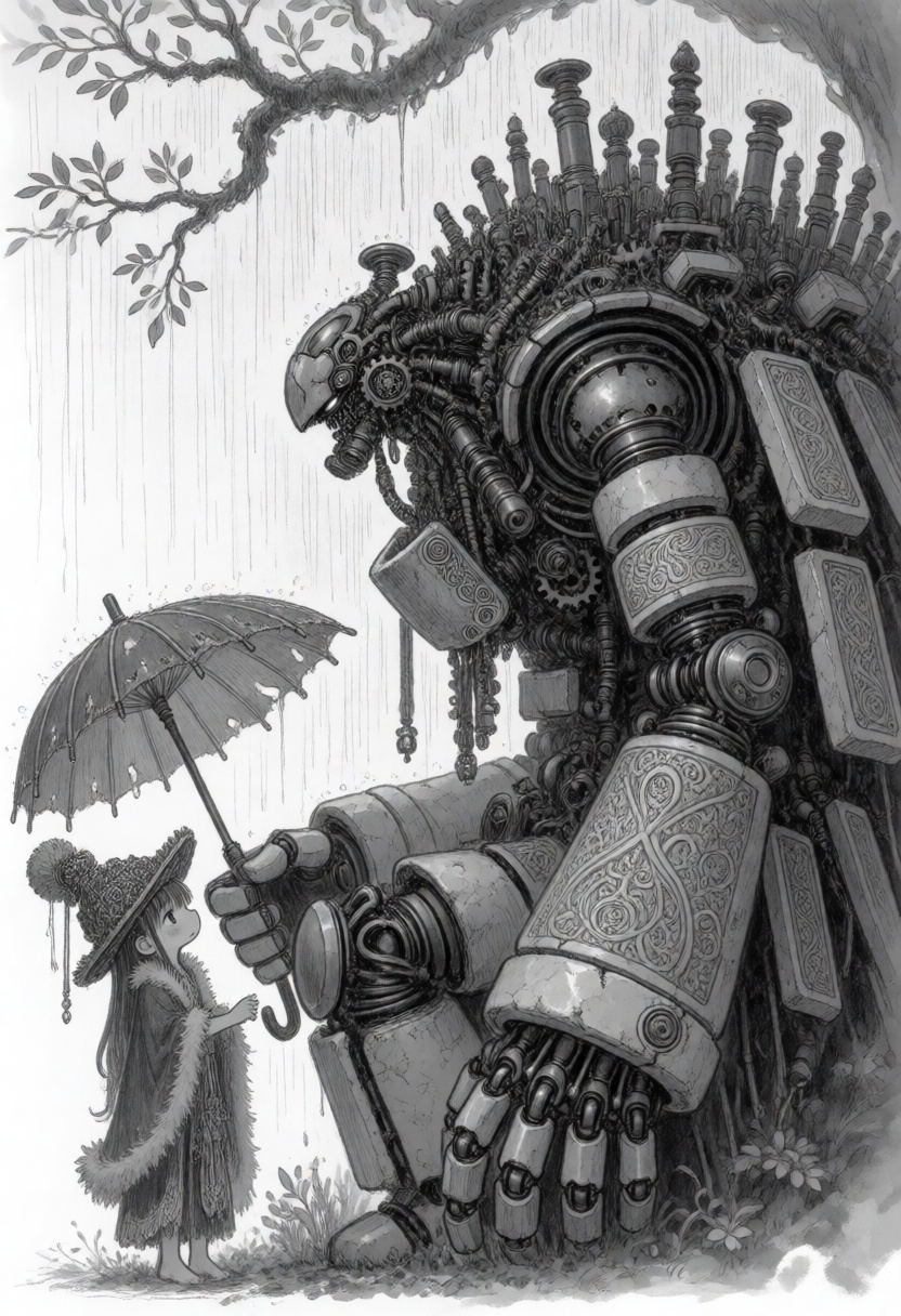 tsukushistyle,  Wide shot,  side profile on Tensor.Art