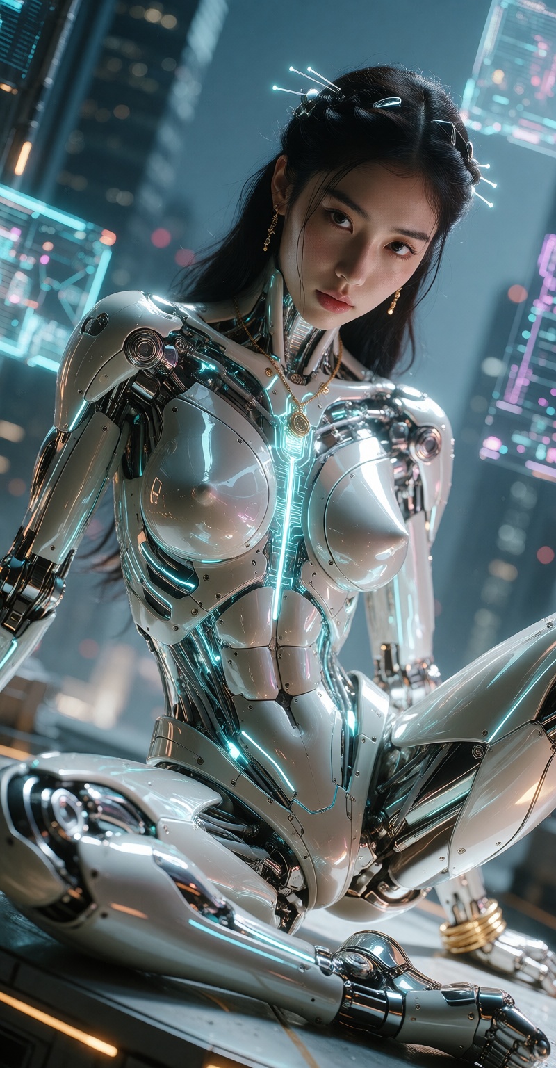 soft ambient occlusion,  ) Hyperrealistic,  photorealistic cinematic photograph of a Korean woman on Tensor.Art