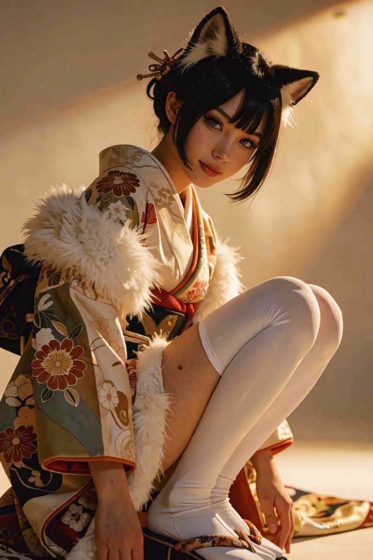 A masterpiece ultra-realistic high-end fashion photograph captured on Kodak Portra 800 analog film with rich organic film...