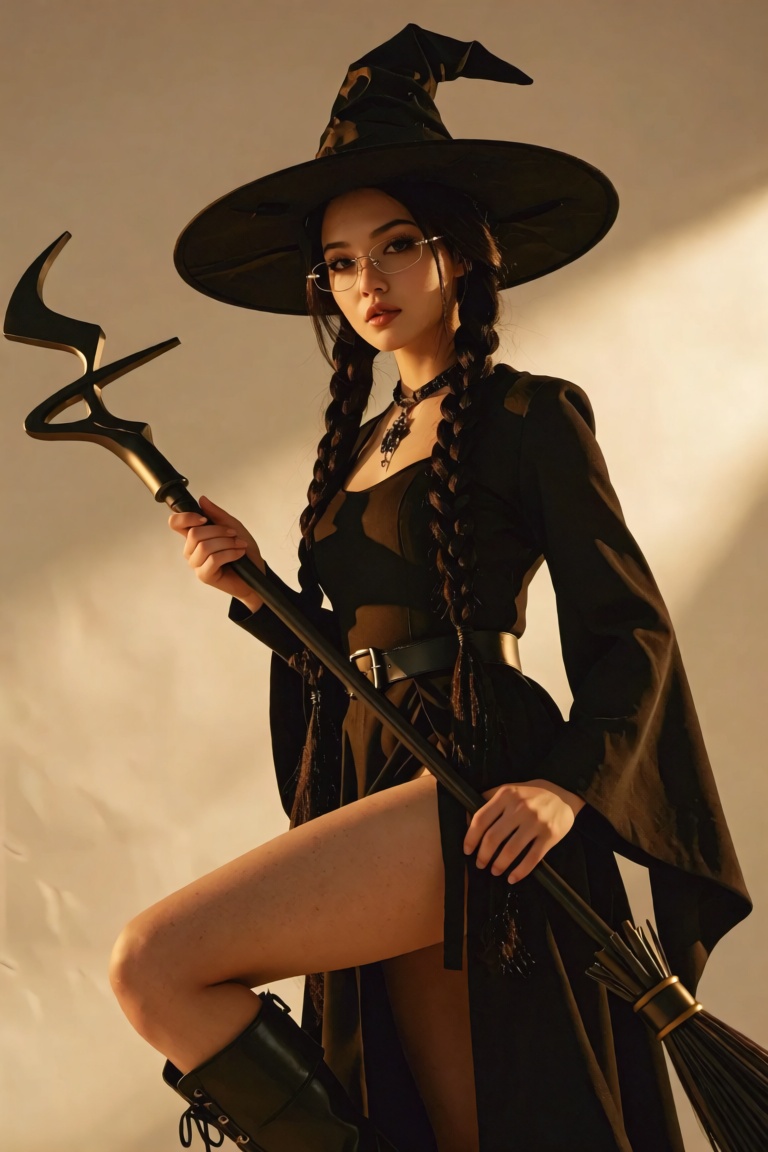 A masterpiece ultra-realistic high-end editorial fashion photograph captured on Kodak Portra 800 analog film with rich org...