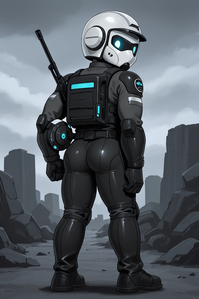 1character,  solo,  Obsidian golem on Tensor.Art