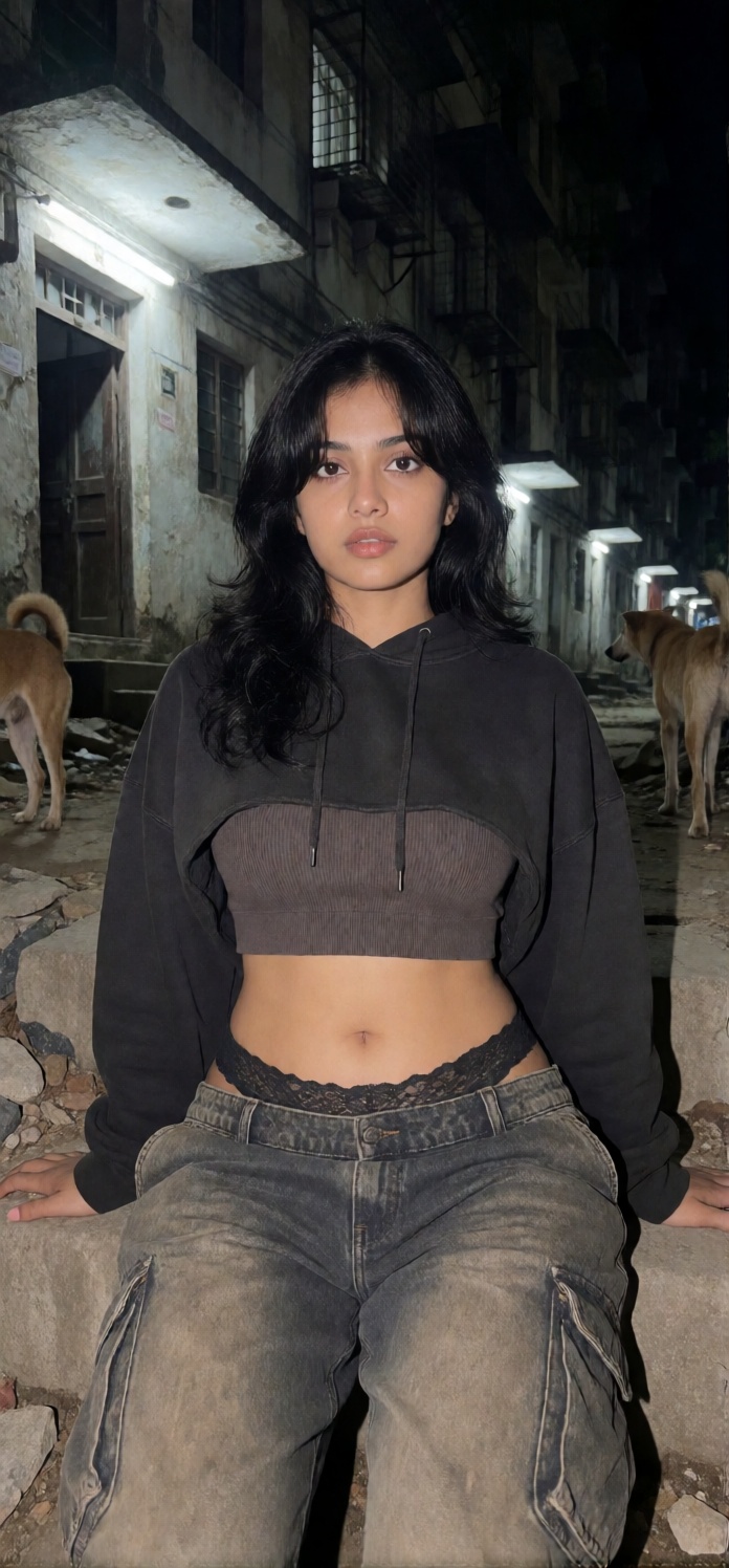CHARACTER CONSISTENCY — Young South Indian woman with pale olive skin,  realistic body texture,  glossy lips on Tensor.Art