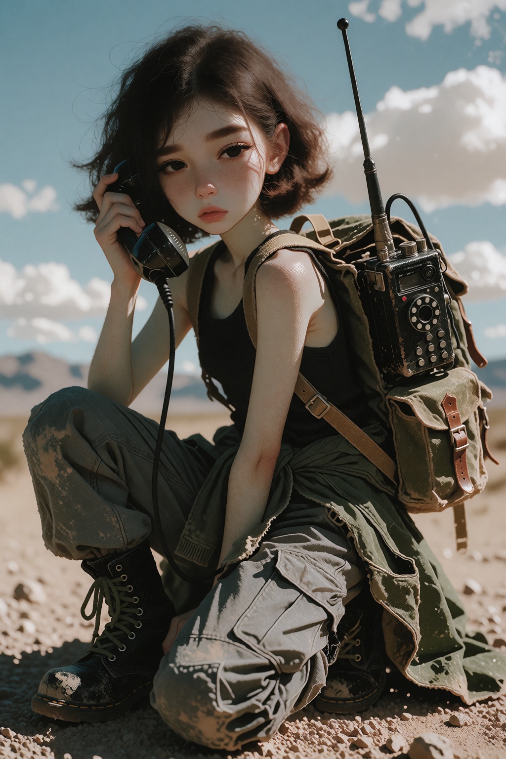 IvyFilmStyle. desert,  midday,  clouds on Tensor.Art