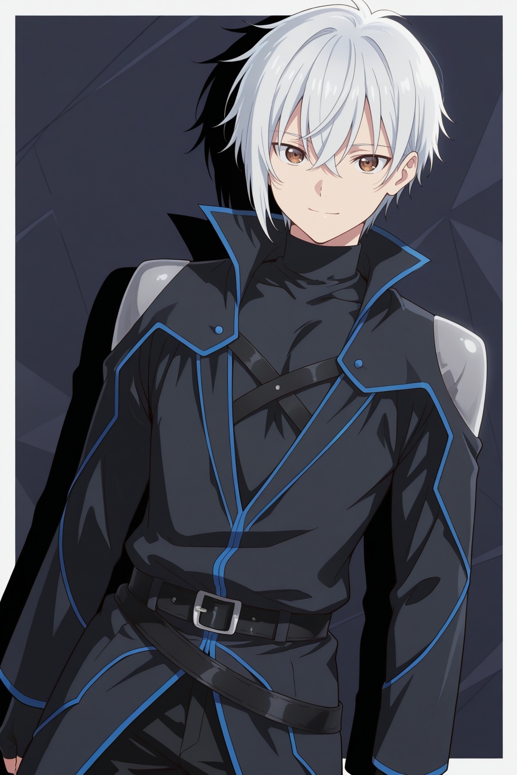 rio_karasuki,  hair between eyes,  white hair on Tensor.Art