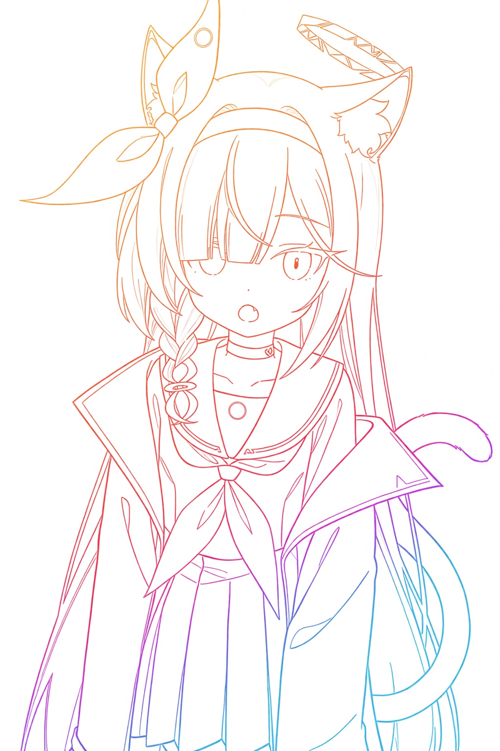 plana (blue archive),  1girl,  animal ears by 13ep on Tensor.Art