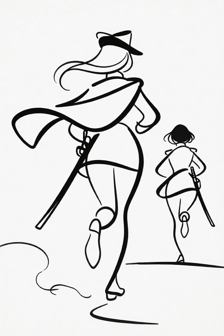 3girls,  bayonet,  blonde hair on Tensor.Art