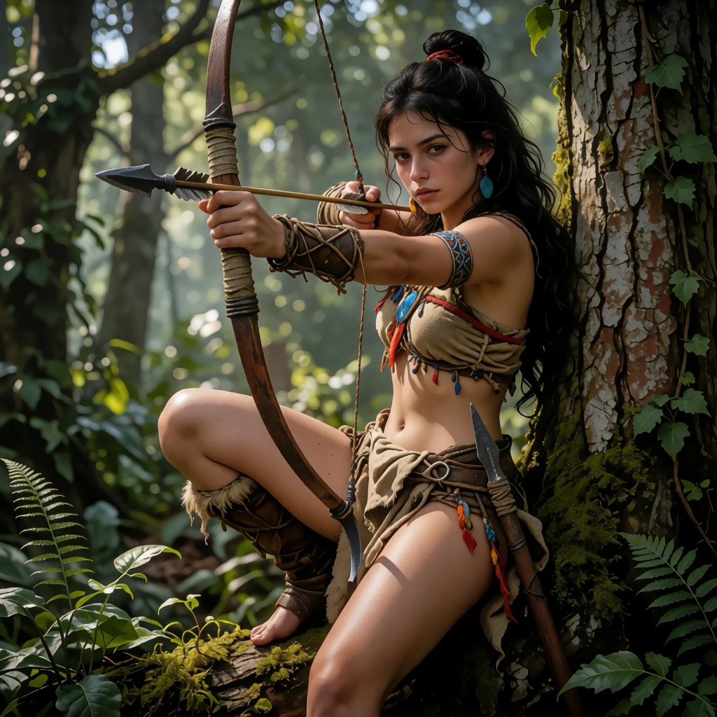 1girl,  weapon,  arrow_(projectile) on Tensor.Art