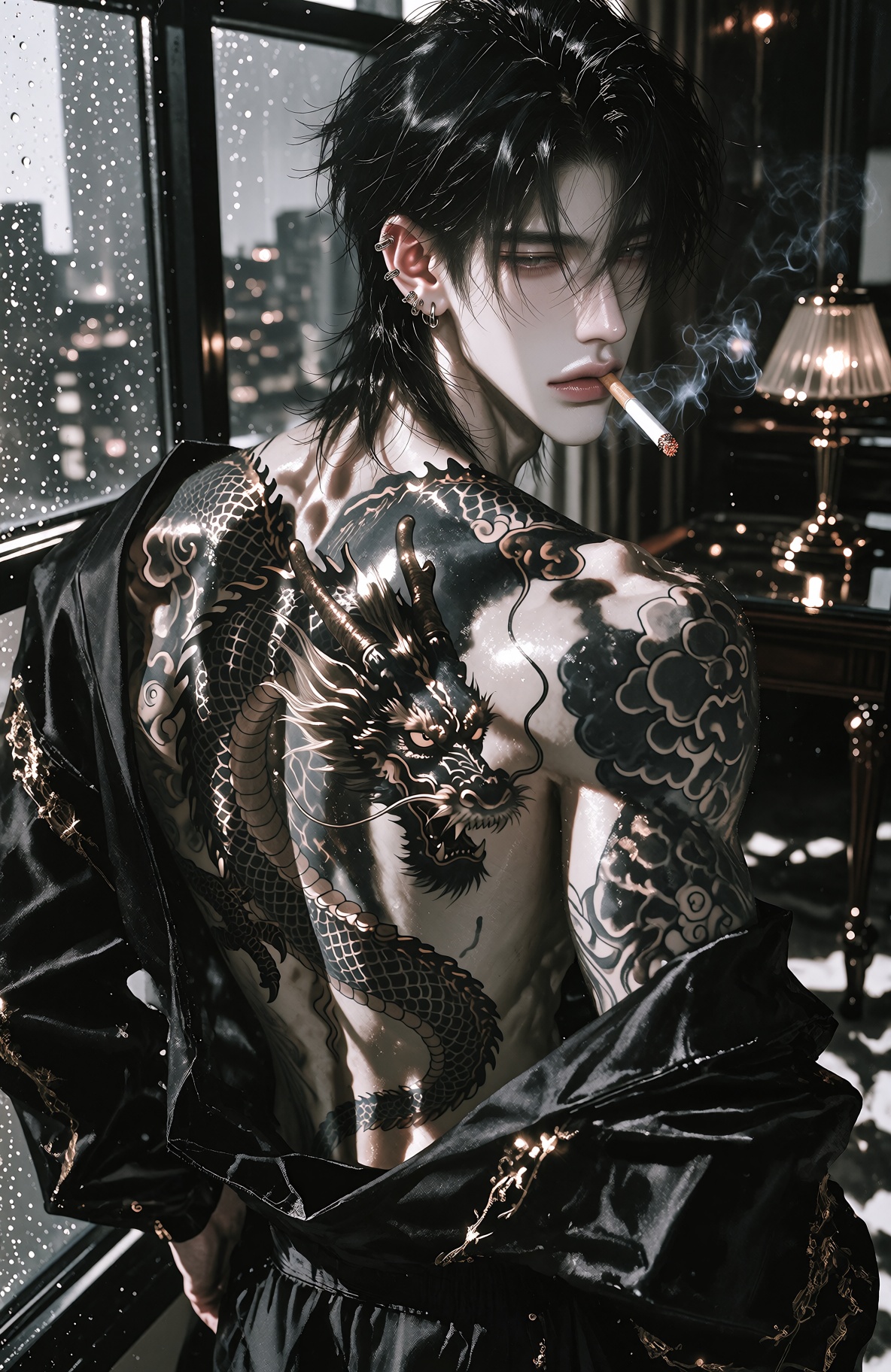 [CHARACTER] 1 ***** East Asian man,  solo,  late 20s on Tensor.Art