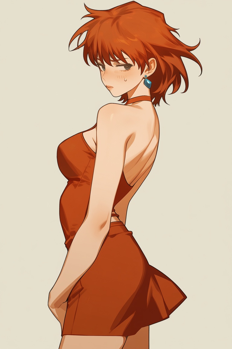 1girl solo,  portrait,  standing on Tensor.Art