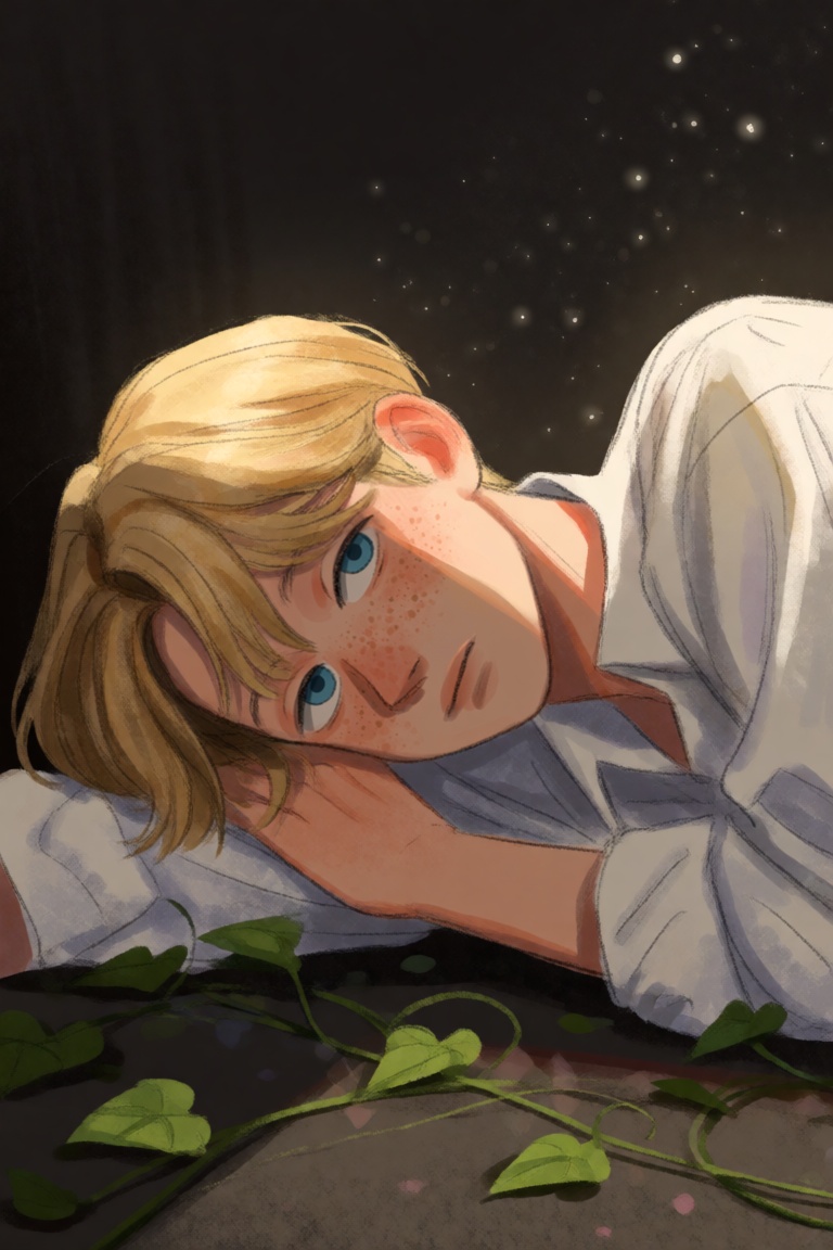 m0ell0w,  1man,  blonde hair on Tensor.Art