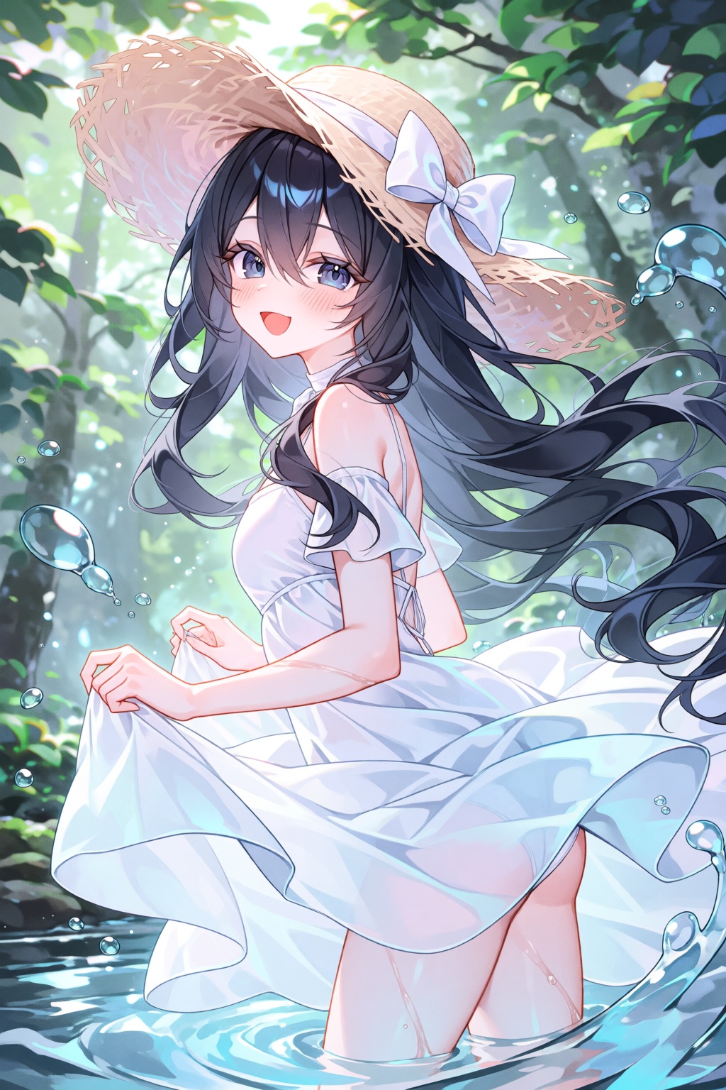 als style. 1girl,  solo,  long hair on Tensor.Art