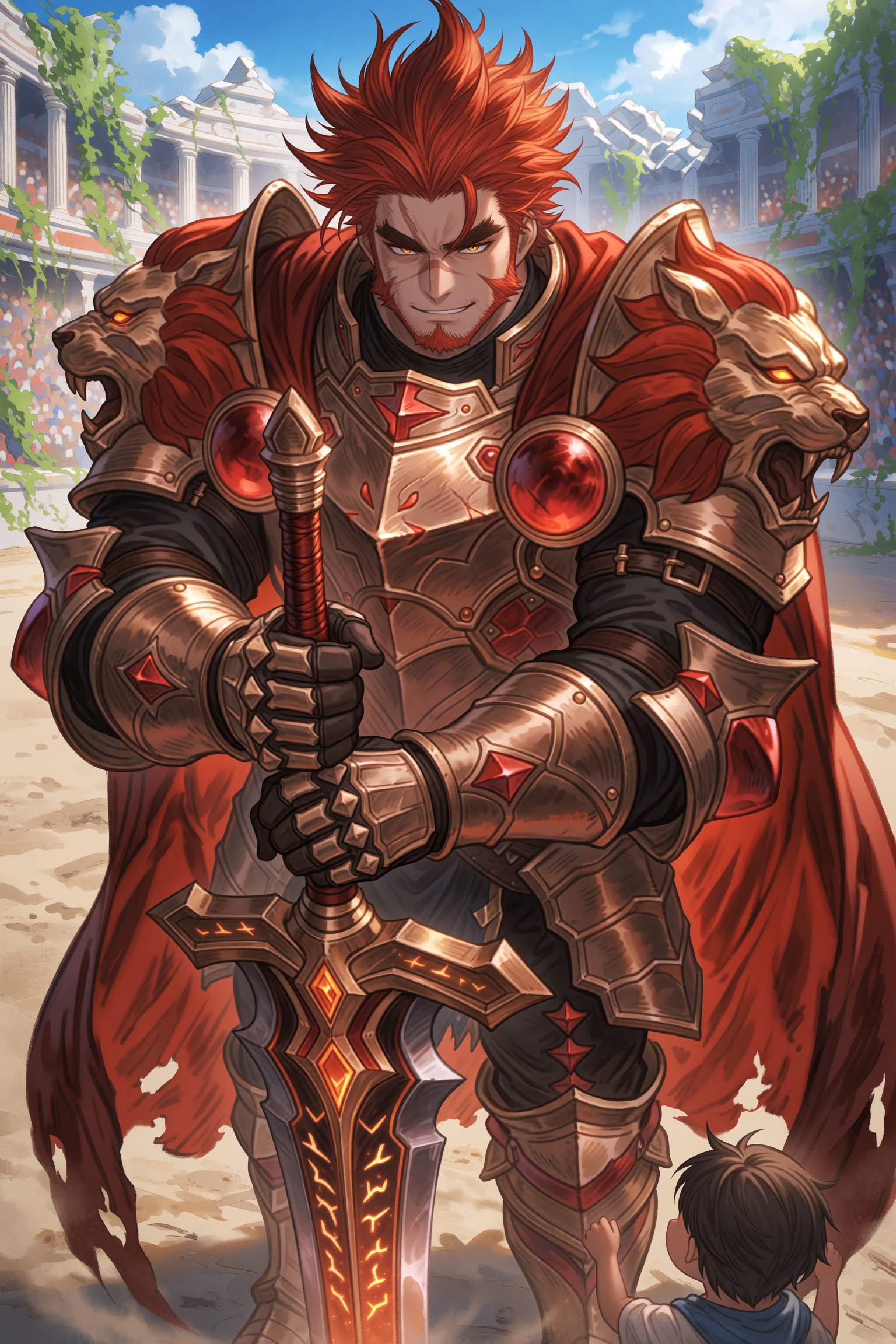 highres,  absurdres,  granblue fantasy style A tall on Tensor.Art