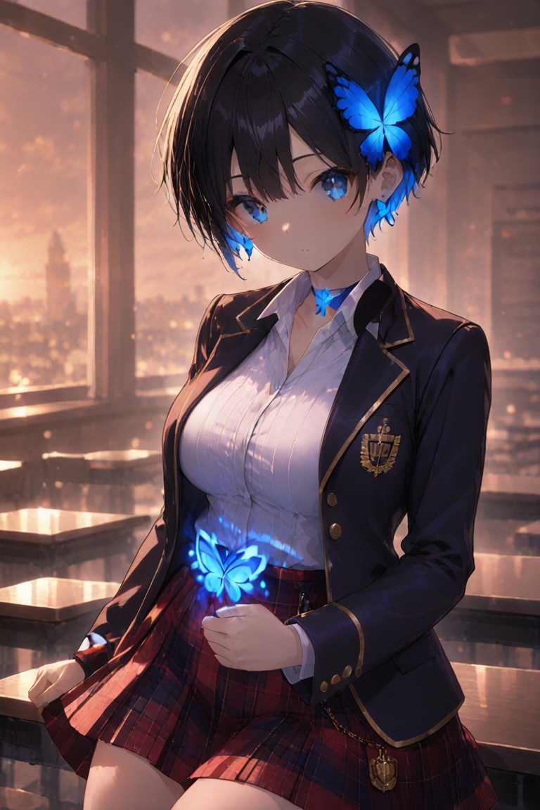 Kiyoka-chan,  boyish style,  very short hair on Tensor.Art