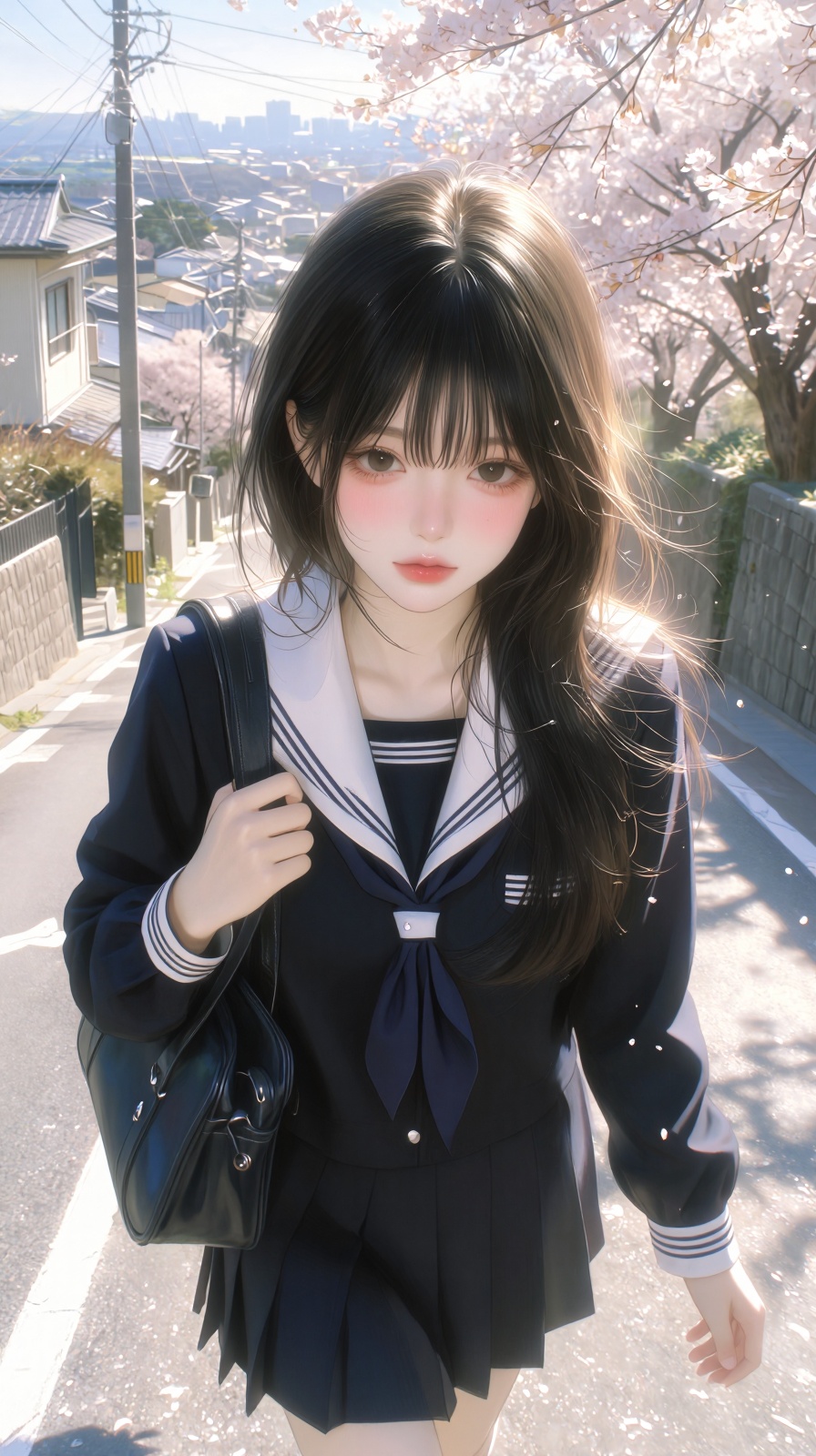 (Highly refined art style) 1girl,  solo,  cinematic composition on Tensor.Art